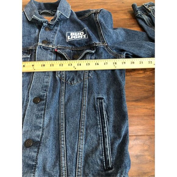 Levi Strauss Denim Jacket Women’s Bud Light Texas size S - Picture 9 of 16